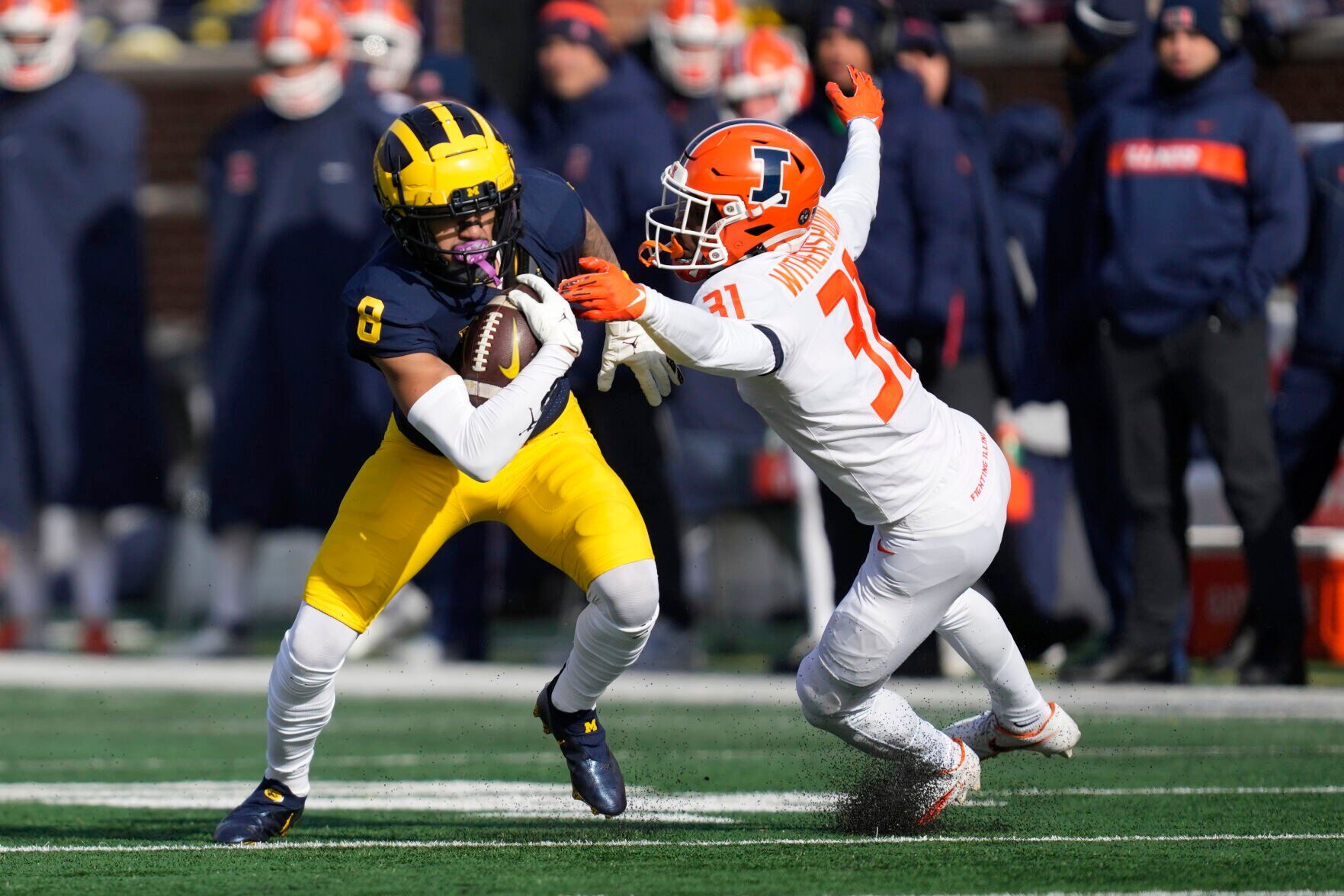Illinois Michigan Football